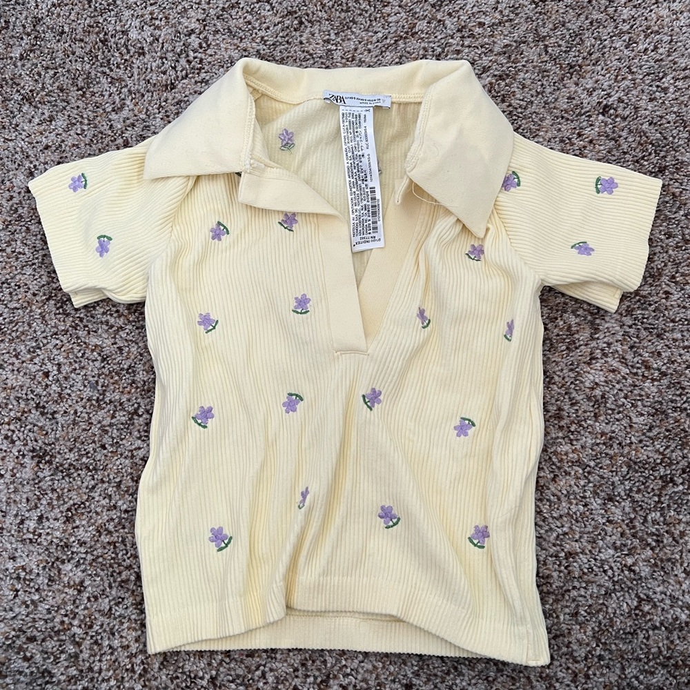 Zara printed top